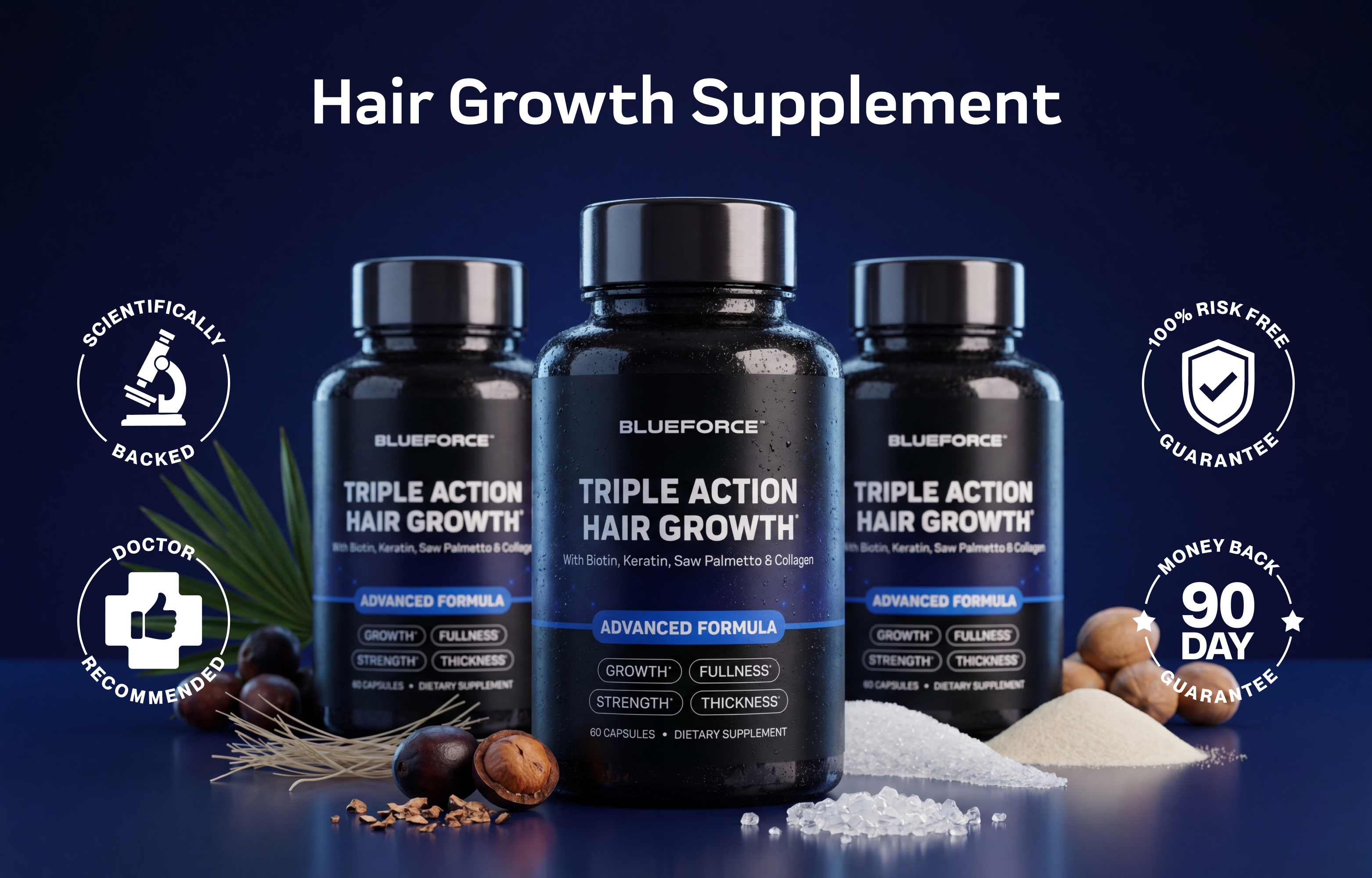 Triple Action Hair Growth